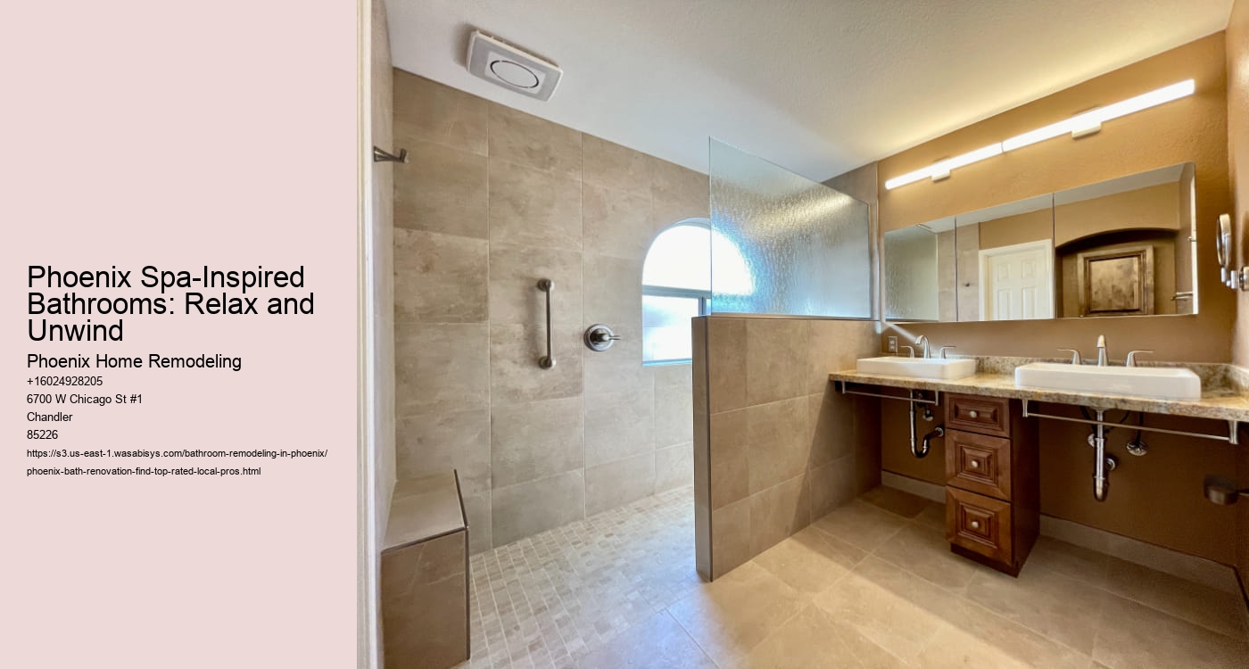 Phoenix Spa-Inspired Bathrooms: Relax and Unwind