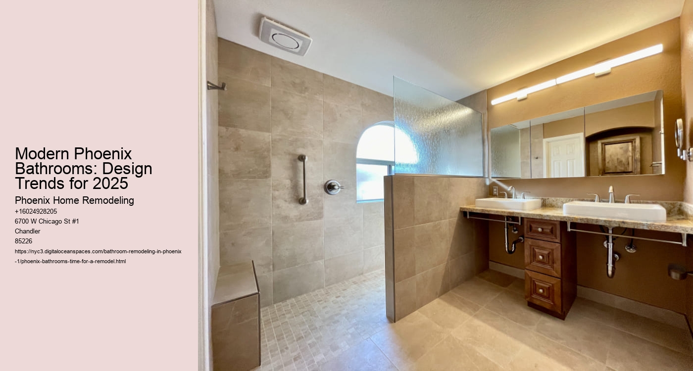 Modern Phoenix Bathrooms: Design Trends for 2025